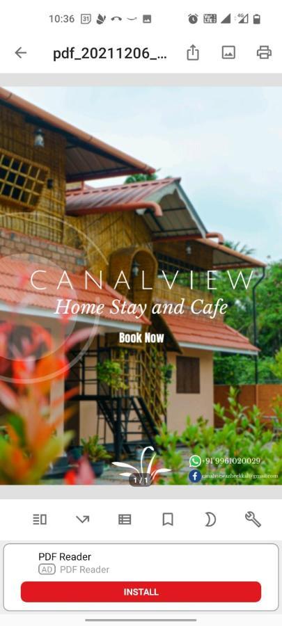 Canalview Private Cottage Azhikkal Ayiram Thengu Panmana Buitenkant foto